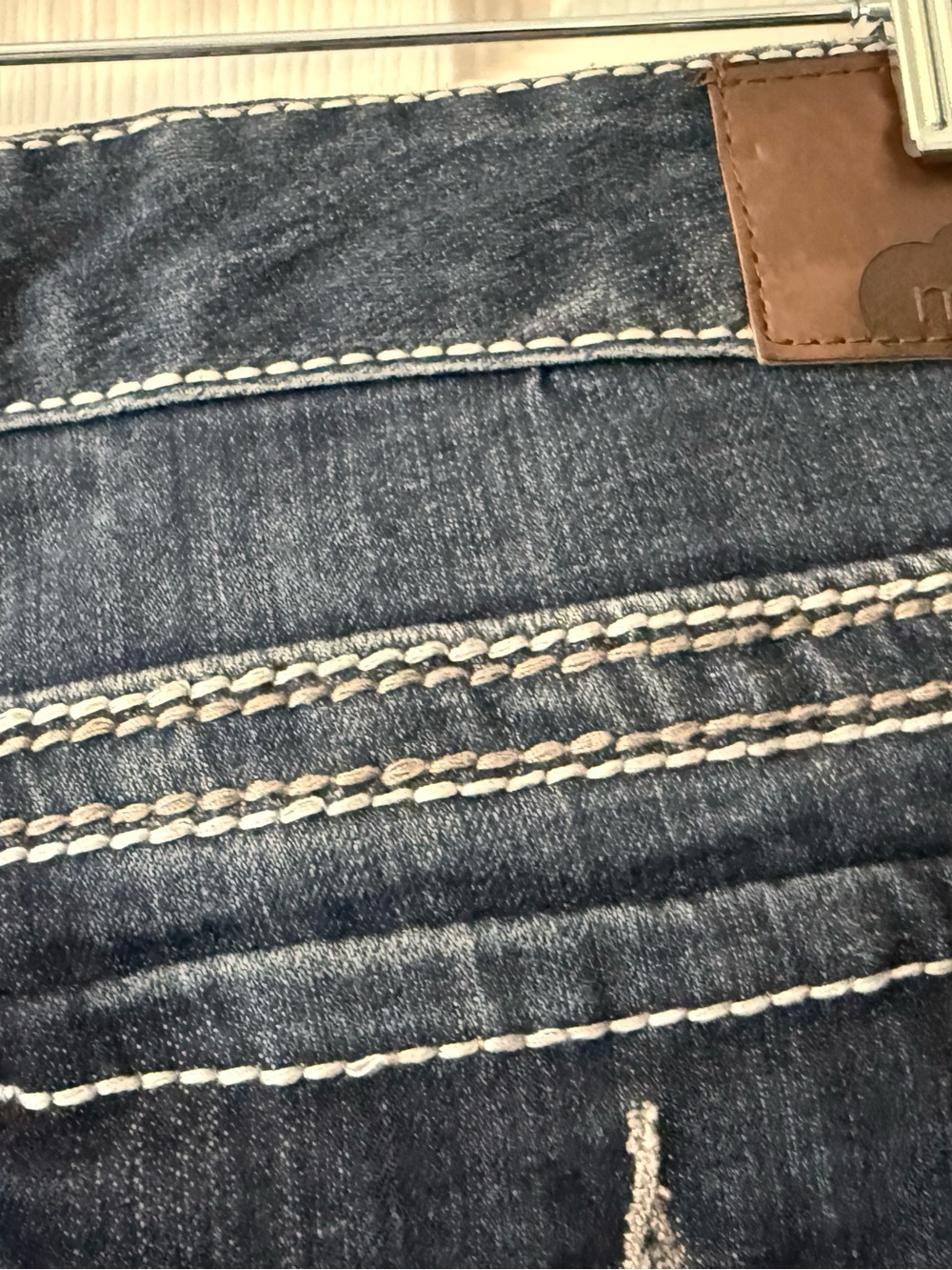 Maurices Women's Indigo Bootcut Jeans with Faded Wash - Picture 6 of 6